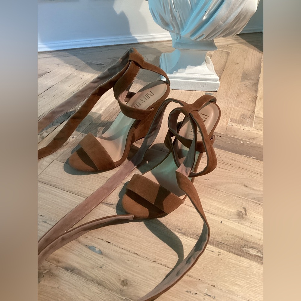 Billy Ella Lace up platform sandal 8.5
